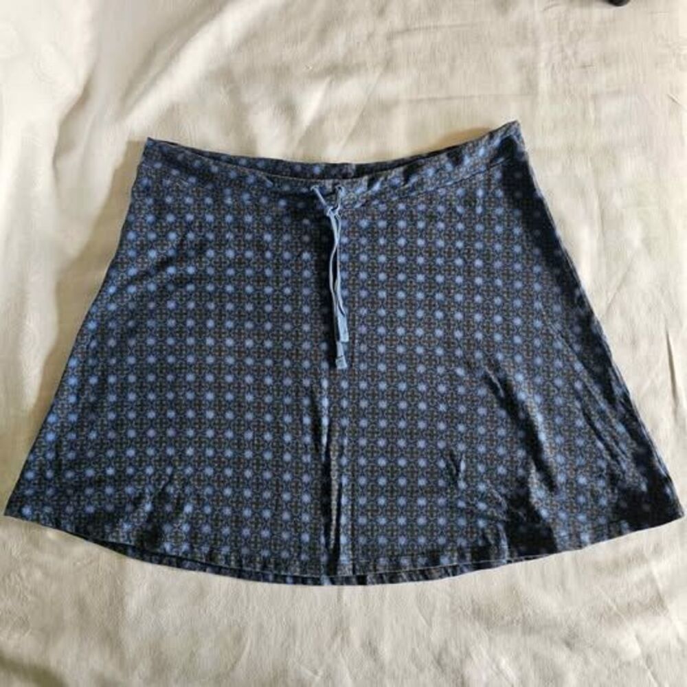 Patagonia Women's Skirt Organic Cotton Drawstring Waist sz L